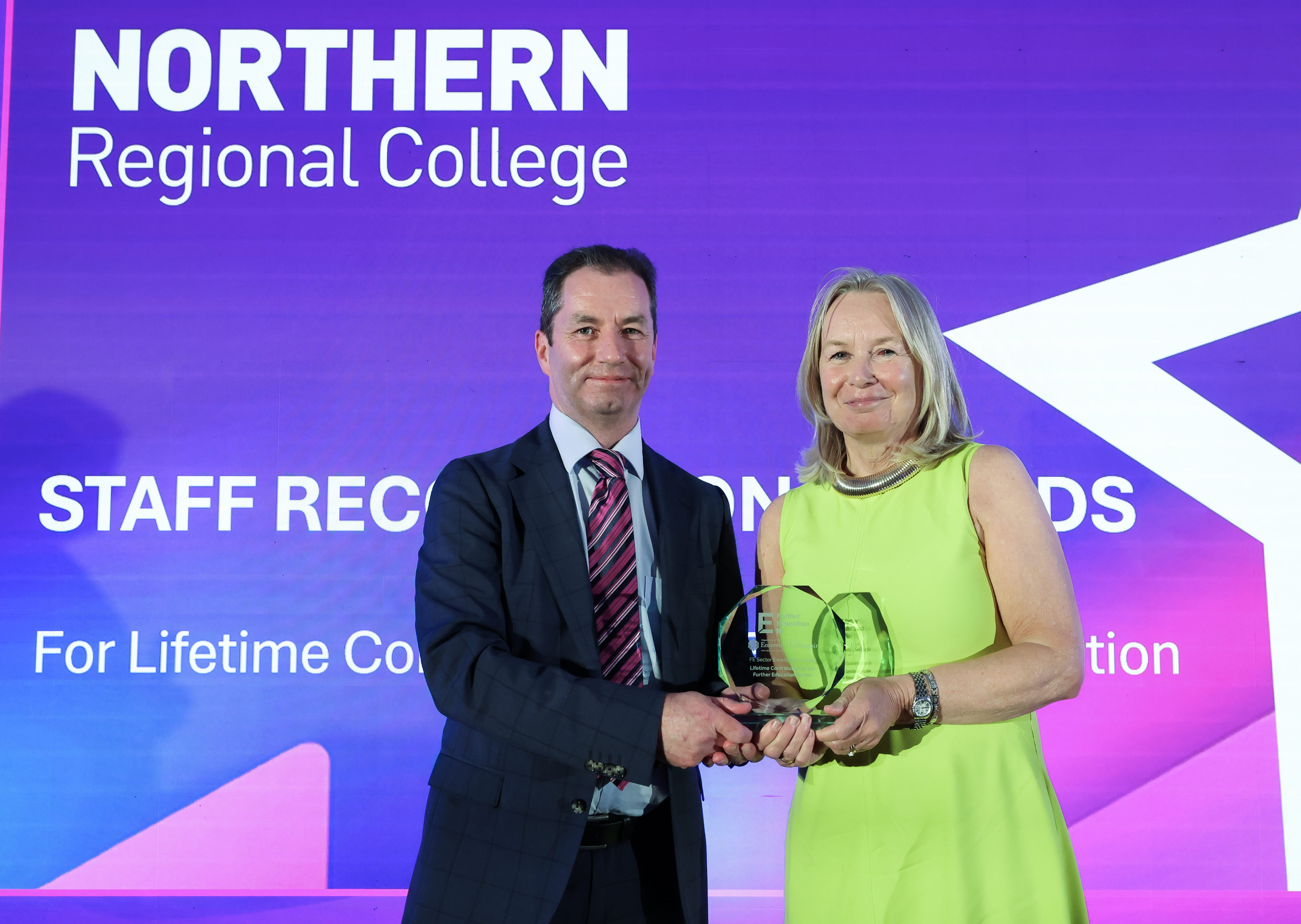 Ballymena Staff Member and Students Celebrated at Further Education Excellence Awards