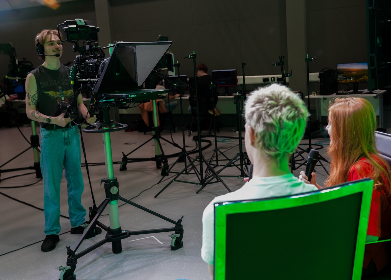 Professional-Grade Cameras, Lighting, and Sound